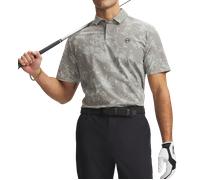 Under Armour UA Drive Chill Printed Polo T-Shirt XXL grau