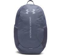Under Armour Unisex Hustle Lite Backpack, strapazierfähiger Sportrucksack mit verschiedenen Fächern, wasserabweisende Sporttasche mit 2 Flaschenhaltern,Castlerock / / Steel,OSFM