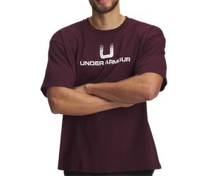 Under Armour UA HWT U LOGO SS T-Shirt M weinrot