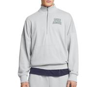Under Armour UA Icon HWT Terry OS 1/2 Zip-GRY Sweatshirt L grau