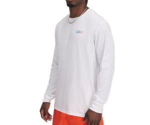 Under Armour UA M WORKWEAR LOGO LS Langarm-T-Shirt M weiß