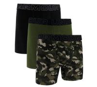 Under Armour UA PERFORMANCE COTTON - PRINT 6 IN 3PK Boxershorts XS grün
