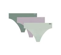 UA Pure Stretch NS Thong 1383893-009 Damen Unterwäsche 3er-Pack, Multicolor S