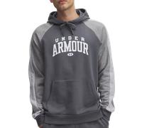 Under Armour UA Rival Flc CB Hood Hoodie M grau