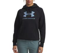 UNDER ARMOUR Rival Shimmer Hoodie Damen 007 - black/iridescent M