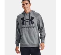 Under Armour Herren UA Rival Fleece Big Logo Hoodie Grau MD