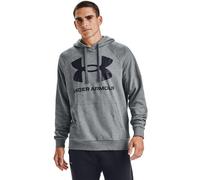 Under Armour Herren UA Rival Fleece Big Logo Hoodie Grau MD