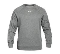 Under Armour - UA Rival Fleece Crew Sweatshirt - Castle Rock Light Heather/White XL