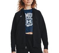 Under Armour UA Rival Fleece FZ Hoodie-BLK Sweatshirt S grau