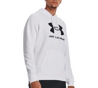 Under Armour UA Rival Fleece Logo HD-WHT Hoodie M weiß