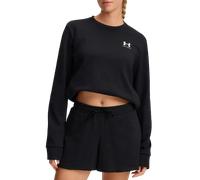 UNDER ARMOUR Rival Terry-Fleece Sweatshirt Damen 001 - black/white XS