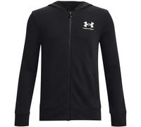 Under Armour RIVAL TERRY FZ HOODIE Sweatshirt für Kinder, schwarz, größe XS yxs