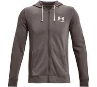 Under Armour UA Rival Terry mit durchgängigem Reißverschluss Herren Jacke, weiß SM