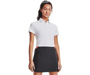 Under Armour UA Zinger Sleeve Polo Damen Poloshirt, schwarz MD