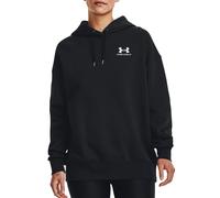 Under Armour Kapuzenpullover Essential Fleece OS Oversized Schwarz/Weiß Damen XL