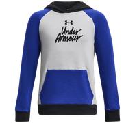 Under Armour - Rival Fleece Script CB Blau - Gr. - M