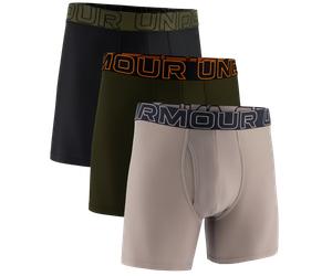 Under Armour Under Armour SOLID 6in 3 Pack Boxer Shorts Boxershorts 5XL braun