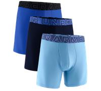 Under Armour Under Armour SOLID 6in 3Pack Boxer Shorts Boxershorts M blau