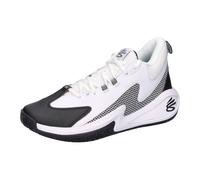 Basketballschuh UNDER ARMOUR "CURRY 3Z 25", Herren, Gr. 44, weiß, schwarz, schwarz, Leder, Synthetik, Textil, Schuhe (50586263-44) weiß, schwarz, schwarz