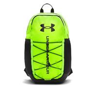 Under Armour Unisex Hustle Sport 6.0 Backpack, wasserabweisender Sportrucksack mit Polsterung, bequeme Sporttasche mit vielen Fächern,Hyper Green/Black/Black,OSFM