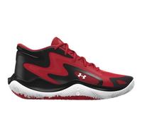 Under Armour Unisex JET 25, Basketball Schuh für Kinder, gut gepolsterte Sportschuhe, atmungsaktiver und leichter Turnschuh für Mädchen und Jungs,Red / Black / White,44