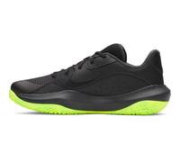 Under Armour Unisex Lockdown 7 Low, leichter Basketball Schuh, robuste Sportschuhe für Outdoor- und Hallensport, atmungsaktive Turnschuhe,Black / Black / Metallic Black,47.5