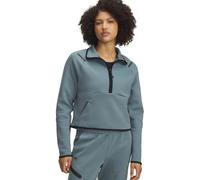 Under Armour Unstoppable Flc Half-Zip Damen Sweatshirt, blau SM