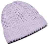 Under Armour Damen Mütze Halftime Cable Knit Beanie 1386639-535 Salt Purple