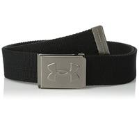 Under Armour Webbed Belt für Jungen, Herren, 1254229, Schwarz (001)/Graphit, Einheitsgröße