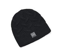 Under Armour Womens Beanies Women's Ua Halftime Cable Knit Beanie, Black, 1373099-001, OSFM, Einheitsgröße