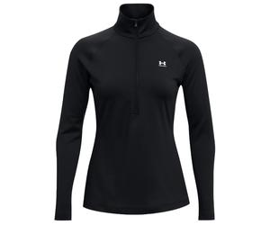 Under Armour Women's ColdGear Authentics 1/4 Zip - black/white (L)