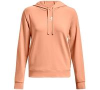 Under Armour Womens Long-Sleeves Women's Ua Rival Terry Hoodie, Mellow Orange, 1369855-868, SM