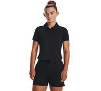 Under Armour Womens Short-Sleeve Polos Ua Playoff Ss Polo, Black, 1377335-001, MD