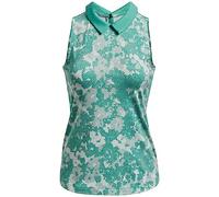 Under Armour Womens Sleeveless Polos Women's Ua Zinger Rise Sleeveless Polo, NEP, 1370137-369, MD