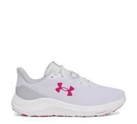 Under Armour Women's Ua W Charged Pursuit 4 Running Shoe, Distant Gray Mod Gray Shaded Fuchsia, 40 EU