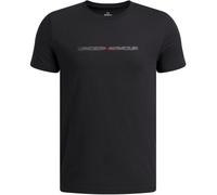 Under Armour Wordmark Blur T-Shirt M schwarz