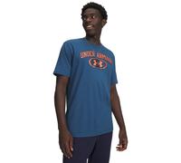UNDER ARMOUR Herren T-Shirt UA Wordmark Locker Tag dunkelblau | S
