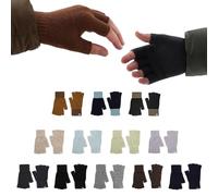 UNDERCONTROL Logo-Label, Unisex, Herbst/Winter, Outdoor, zweifarbig, koreanischer Touchscreen, Tippen und SMS, Freizeithandschuhe, Fäustlinge, Handwärmer (SCHWARZGRAU)