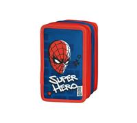 Undercover 3-Compartment Filled Pencil Case Spiderman
