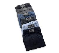 Undercover 6 Pairs Mens Cotton Rich Plain Boxers TF99 4XL