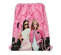 Undercover Barbie Schuhbeutel, Turnbeutel für Kinder, Jungen, Mädchen, Teenies, mit Reißverschlusstasche, ca. 32 x 41 cm, für Schule, Reise, Sport