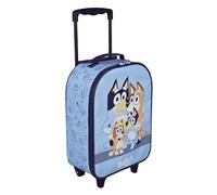 Undercover - Bluey Kinder Trolley - geräumiges Hauptfach - idealer Reisebegleiter - verstellbare und fixierbare Teleskopstange