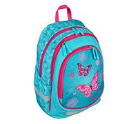 Undercover BUTE7560 - Schulrucksack mit Fronttasche, Butterfly, mit 2 Hauptfächern, Front- und Seitentaschen, für Schule, Freizeit und auf Reisen, Reflektoren, ca. 31 x 41 x 15 cm