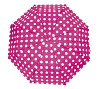 Undercover Faltbarer Mini-Regenschirm, kompakt, wasserdicht, winddicht, Supermini-Regenschirme mit Tasche, Rosa Punkte, Einheitsgröße