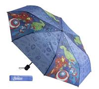 Undercover Faltbarer Regenschirm Marvel Avengers AVHA7210 – 94 cm, Leichtgewicht mit Schutzhülle