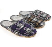 Undercover Fashion Herren Damen Filzpantoffeln mit Gummisohle Hausschuhe Porosohle Latschen Made in Germany 36-48 (rot/grau, EU Schuhgrößensystem, Erwachsene, Damen, Numerisch, M, 40)