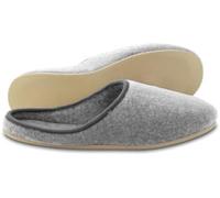 Undercover Fashion Herren Damen Filzpantoffeln Pantoffel mit Gummisohle Hausschuhe Porosohle Latschen Made in Germany 36-49 (hellgrau, EU Schuhgrößensystem, Erwachsene, Herren, Numerisch, M, 44)