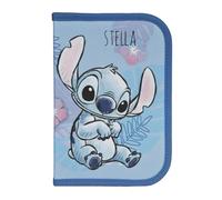 Undercover Federmappe Disney Stitch - Personalisiert mit Namen - Gefüllte Federtasche mit Inhalt für Kinder -