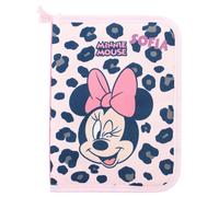 Undercover Federmappe Minnie Mouse Mädchen - Personalisiert mit Name - Federtasche Disney in rosa mit Inhalt Stiften Schere Block - Schüleretui Grundschule Schulanfang Kinder