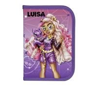 Undercover Federmappe Monster High Mädchen - Personalisiert mit Namen - Gefüllte Federtasche mit Inhalt für Kinder